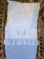 Lenzuolino con rouche in plumetis