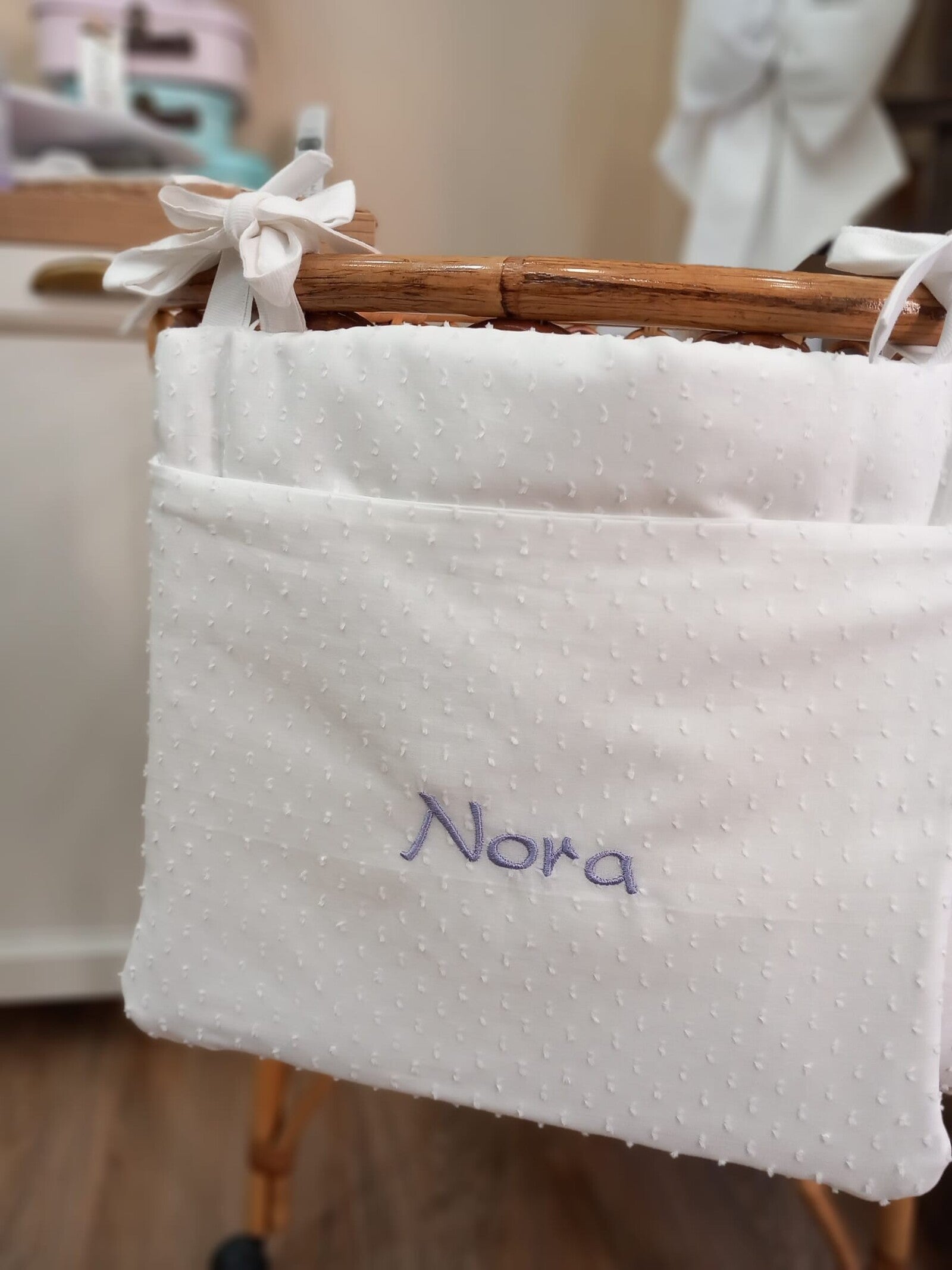 Marsupio da culletta, pannello porta oggetti per culletta