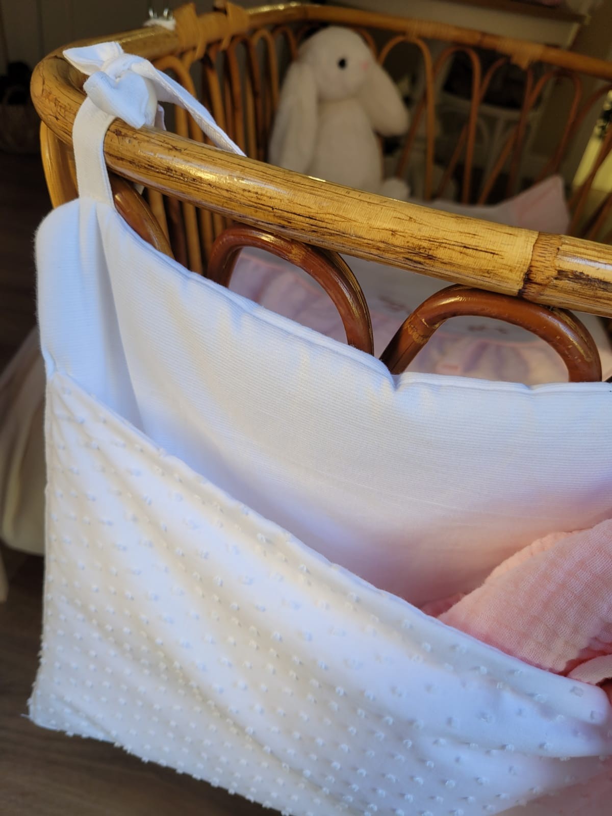 Marsupio da culletta, pannello porta oggetti per culletta