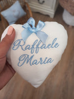 Pendente a Cuore con ricamo