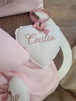 Pendente a Cuore con ricamo