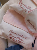 Busta nascita cotone e plumetis