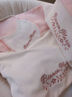 Busta nascita cotone e plumetis