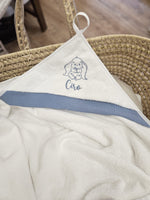 Accappatoio quadrato in spugna e mussola