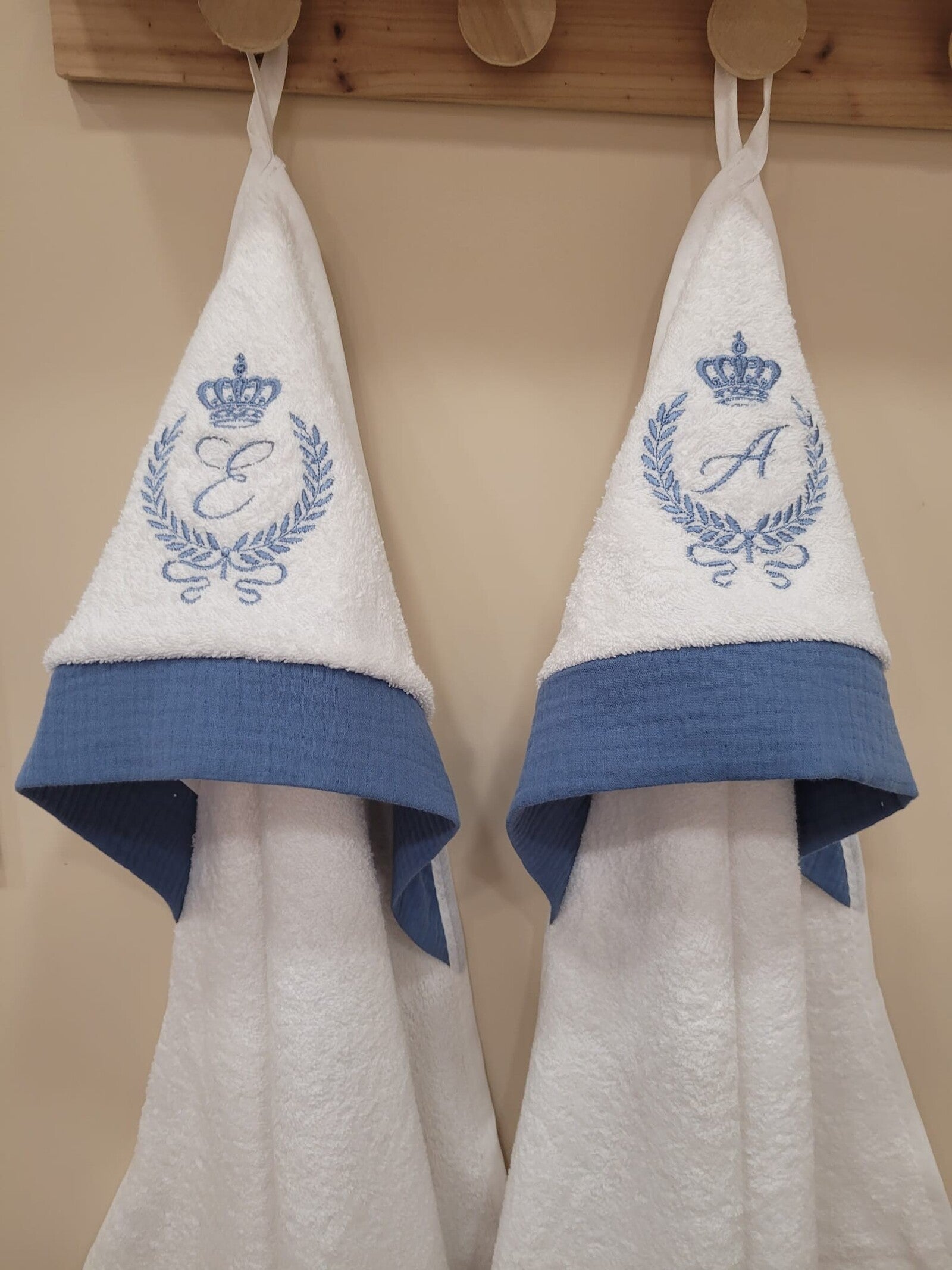 Accappatoio quadrato in spugna e mussola