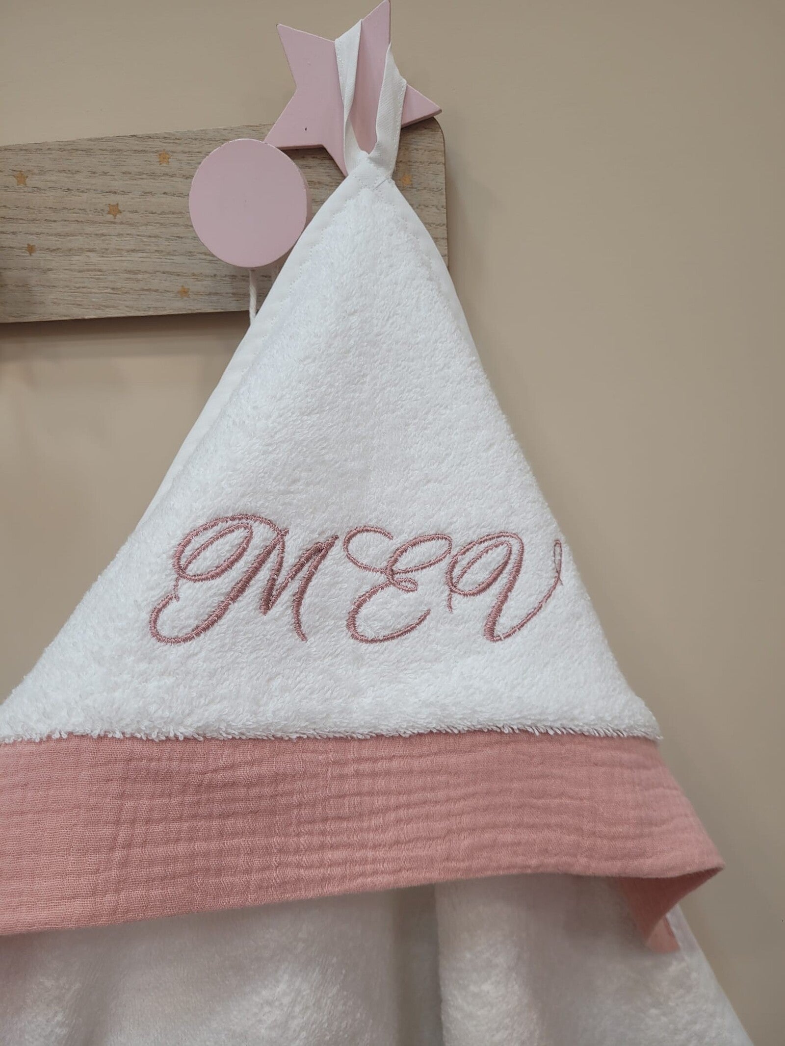 Accappatoio quadrato in spugna e mussola