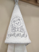 Accappatoio neonato in spugna di cotone