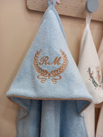 Accappatoio neonato in spugna di cotone