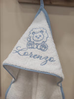 Accappatoio neonato in spugna di cotone