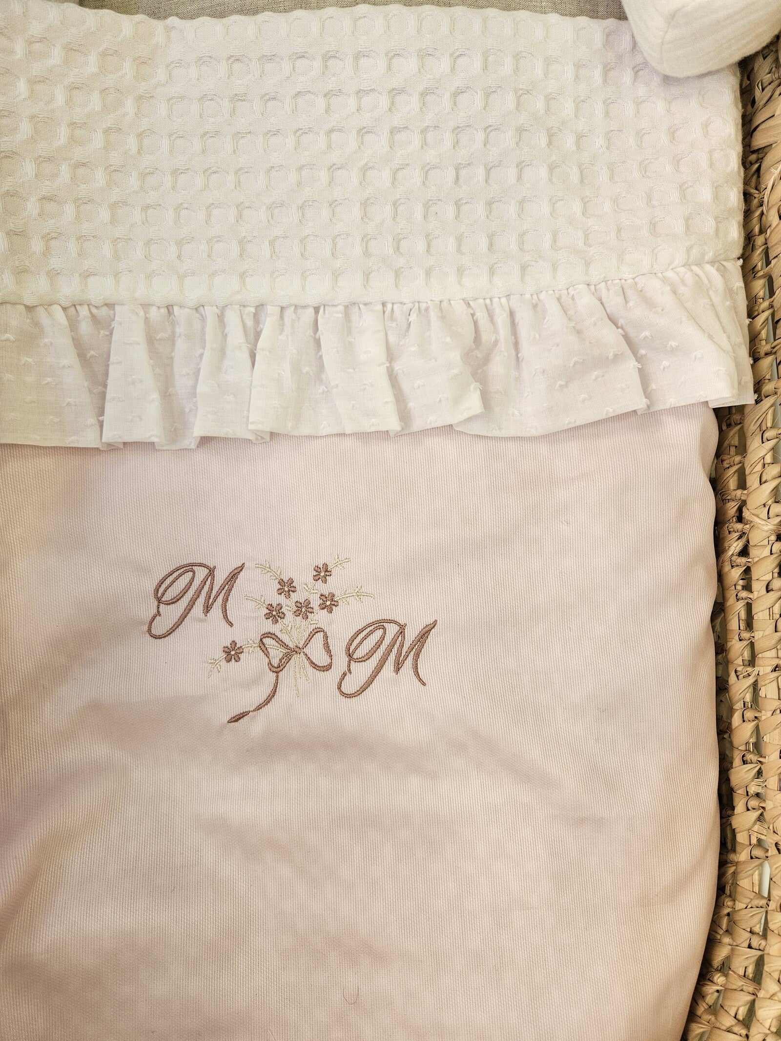 Copertina Newborn in piquè di cotone e apone