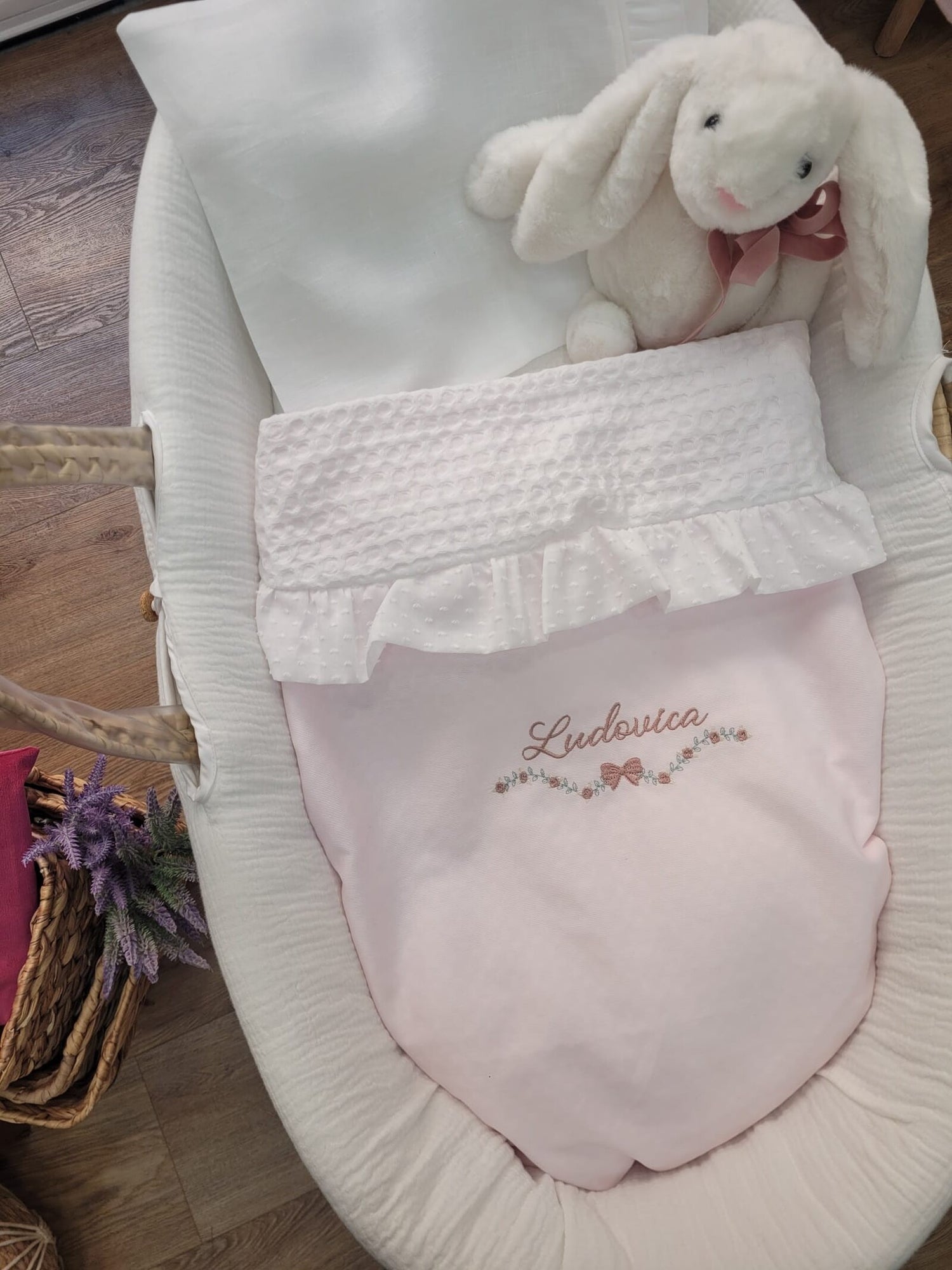 Copertina Newborn in piquè di cotone e apone