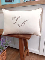 Cuscino arredo rettangolare in cotone