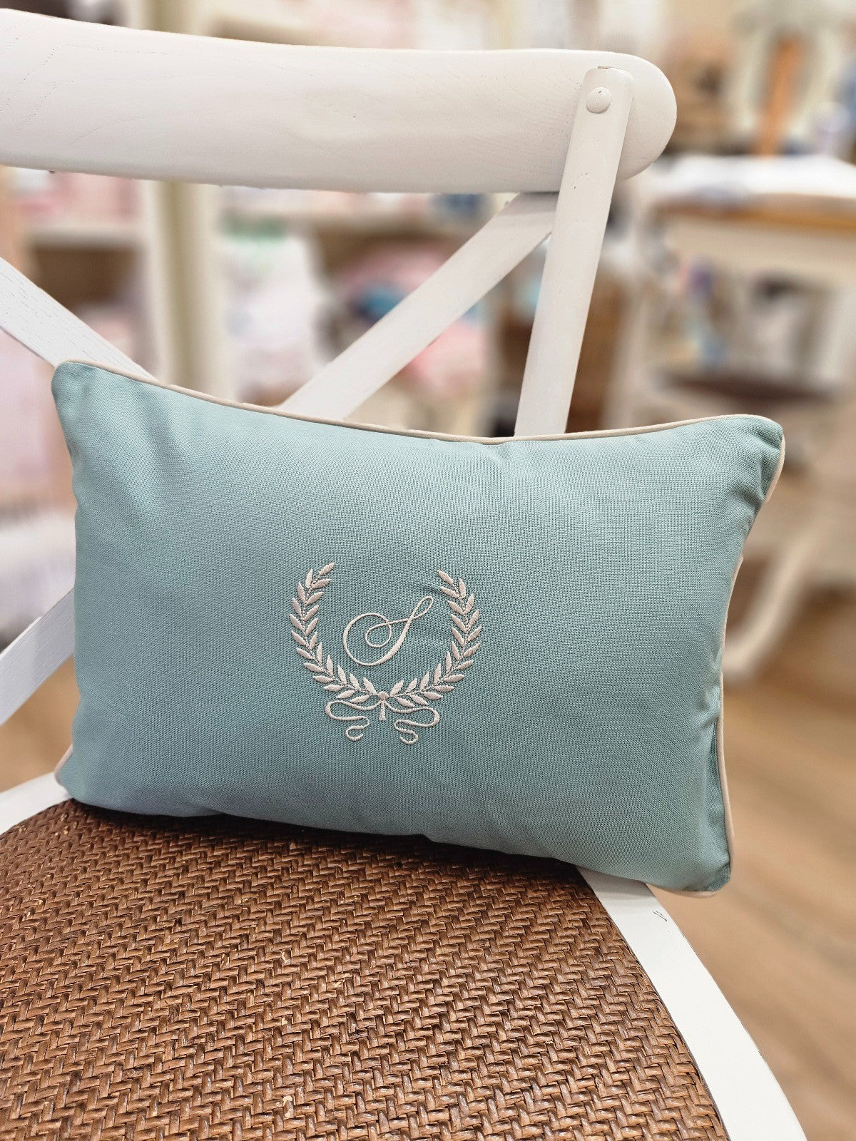 Cuscino arredo rettangolare in cotone