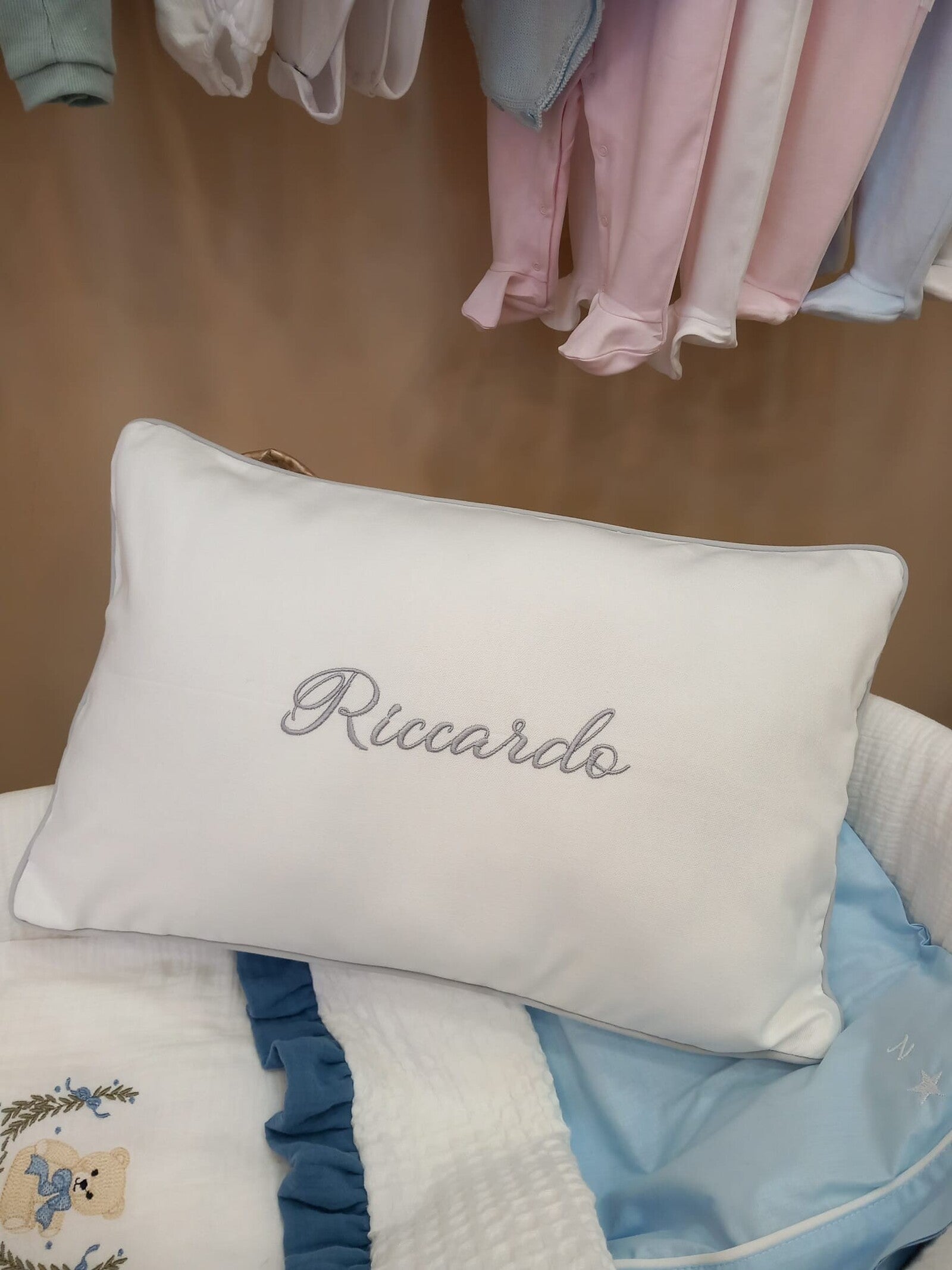 Cuscino arredo rettangolare in cotone