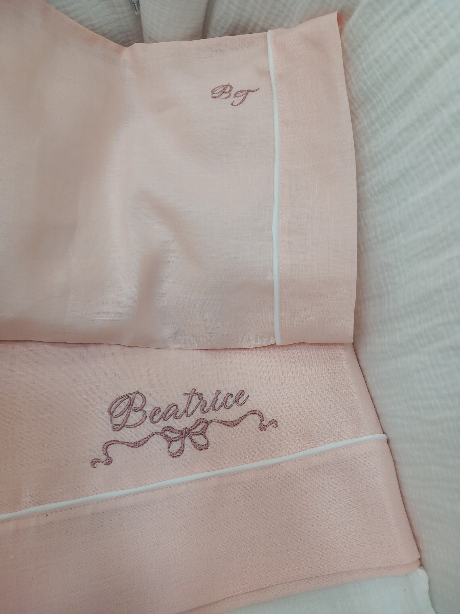 Lenzuolino colorato con profilo