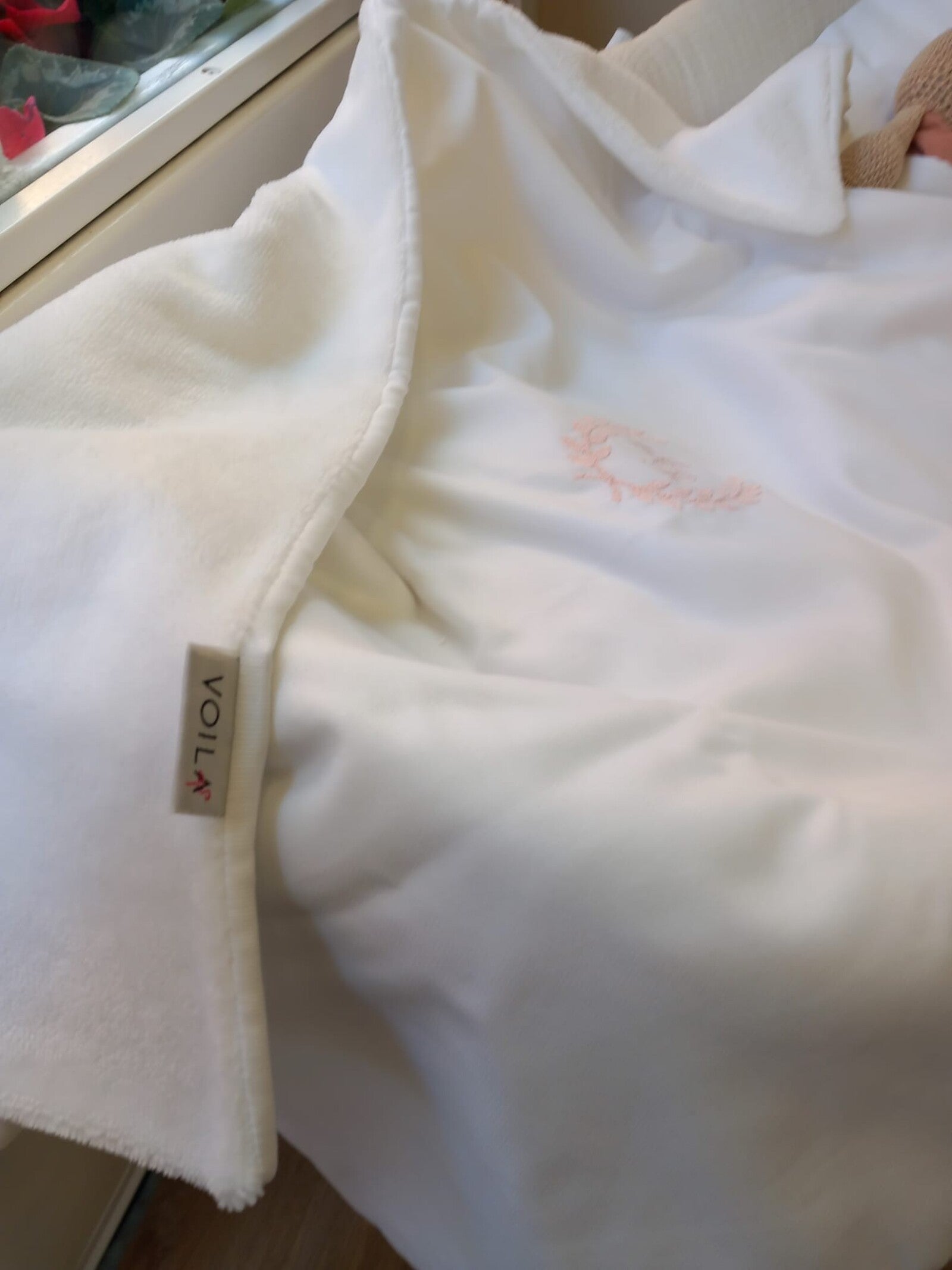 Copertina in piquè di cotone Basic