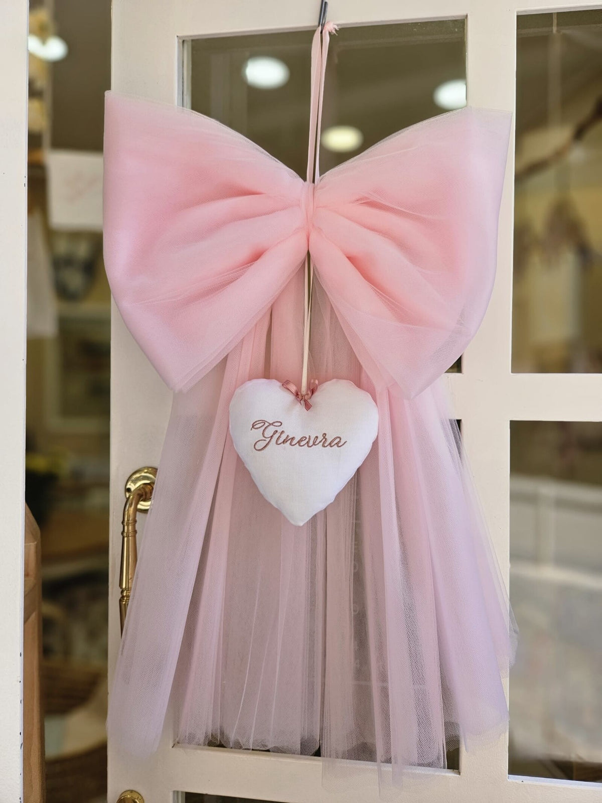 Fiocco Nascita in tulle