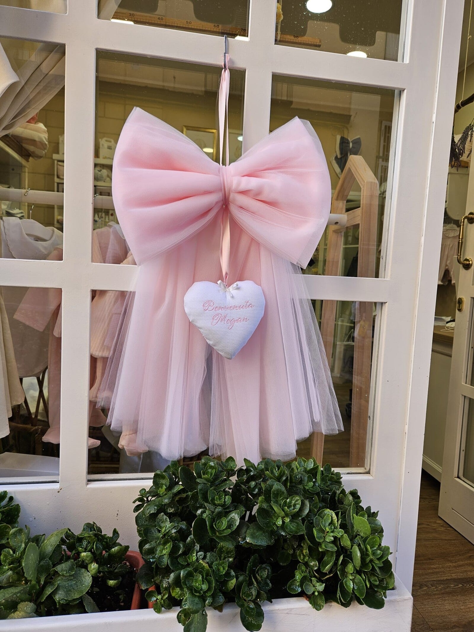 Fiocco Nascita in tulle