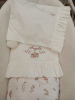 Lenzuolino personalizzato con rouche