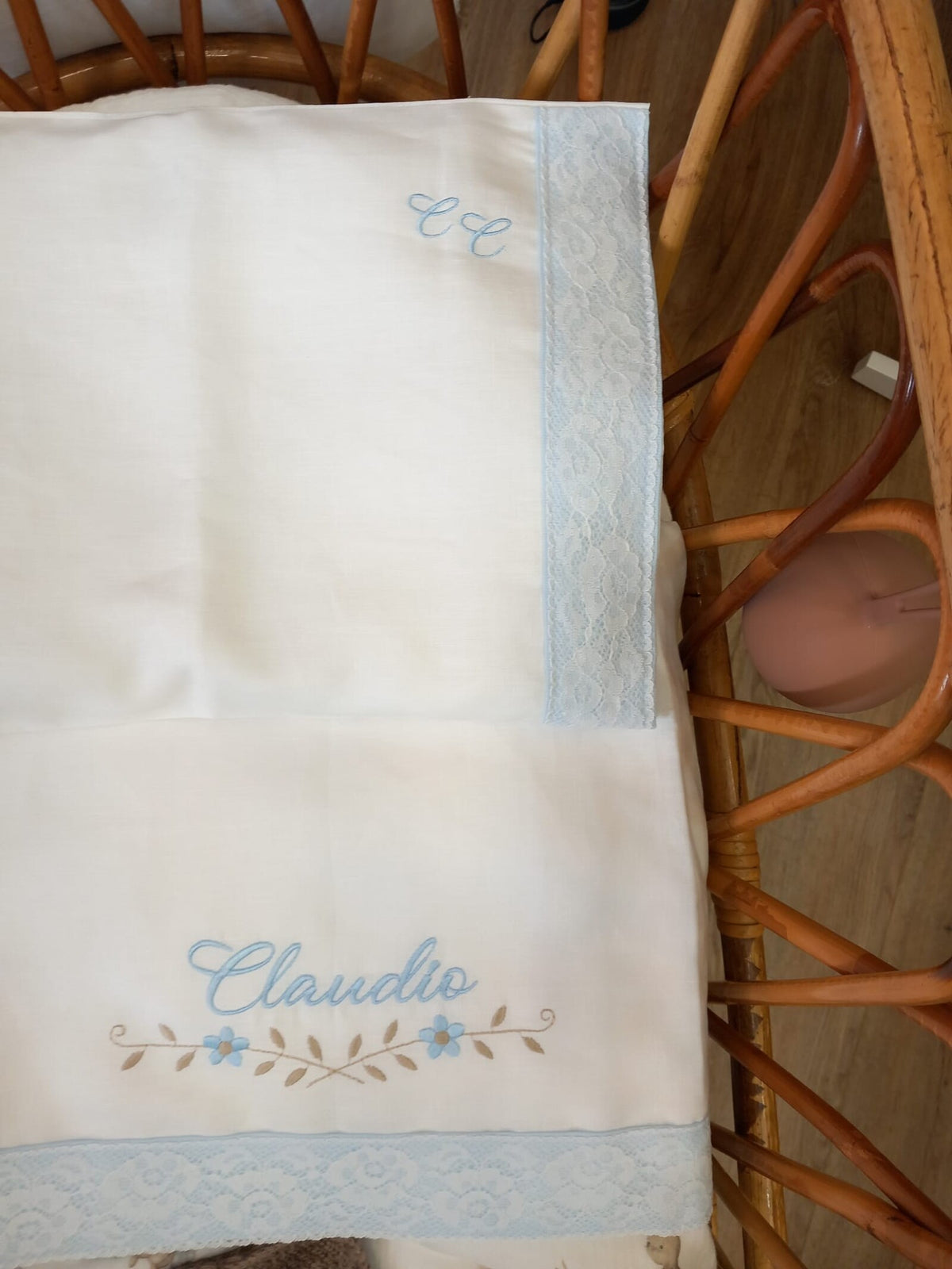 Lenzuolino personalizzato Roseline