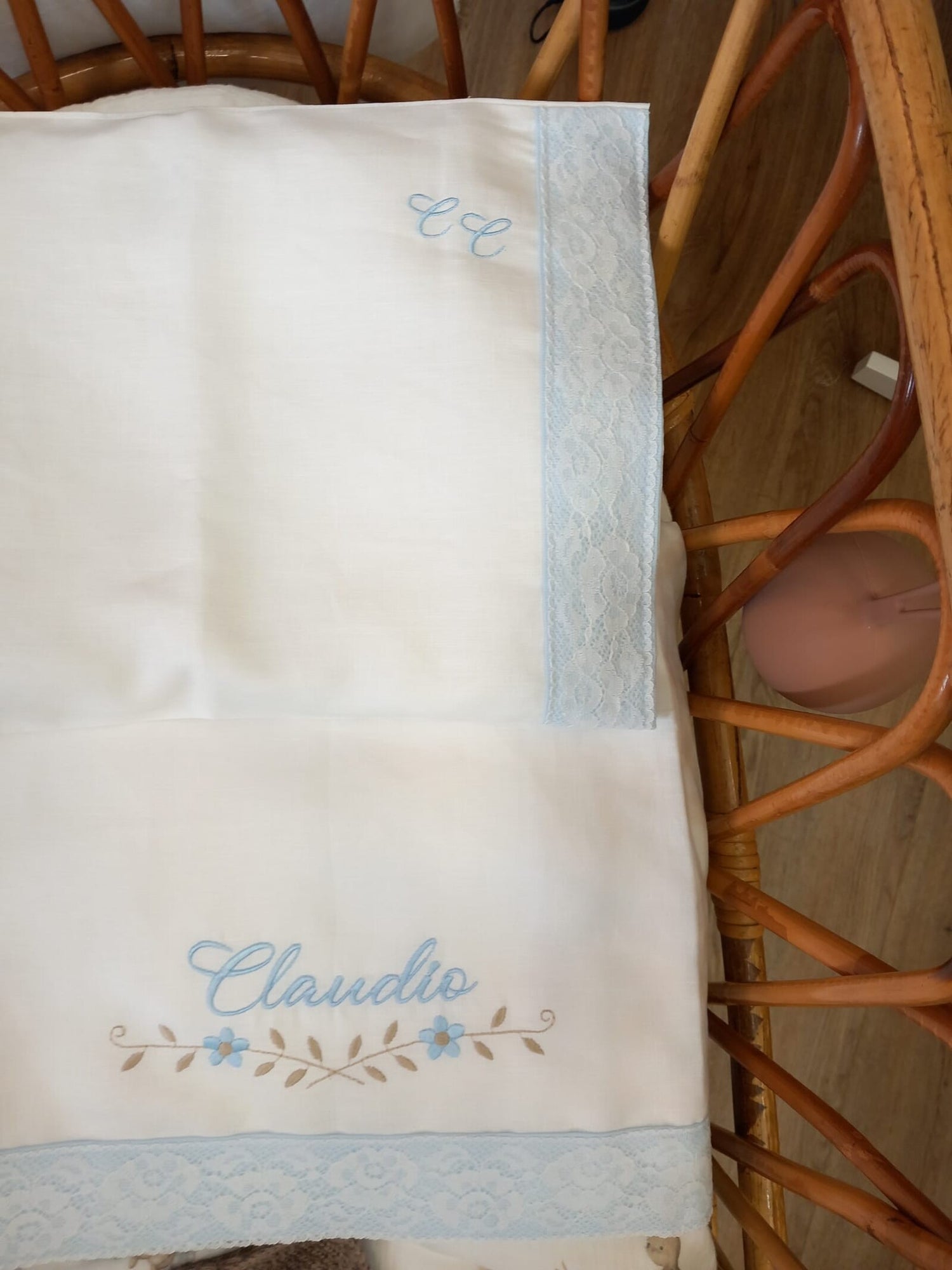 Lenzuolino personalizzato Roseline