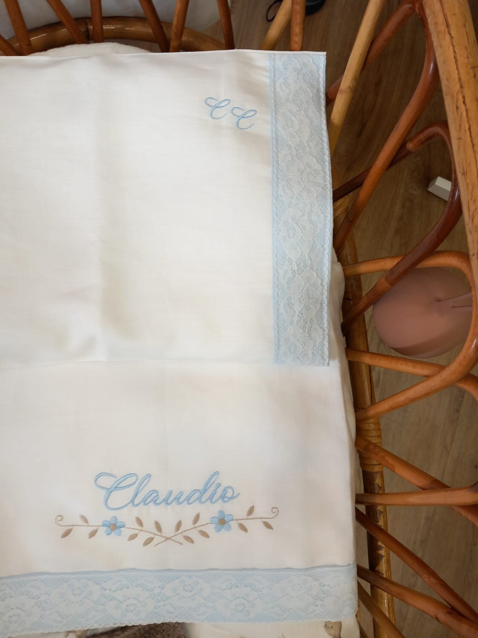 Lenzuolino personalizzato Roseline