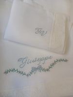 Lenzuolino personalizzato Roseline