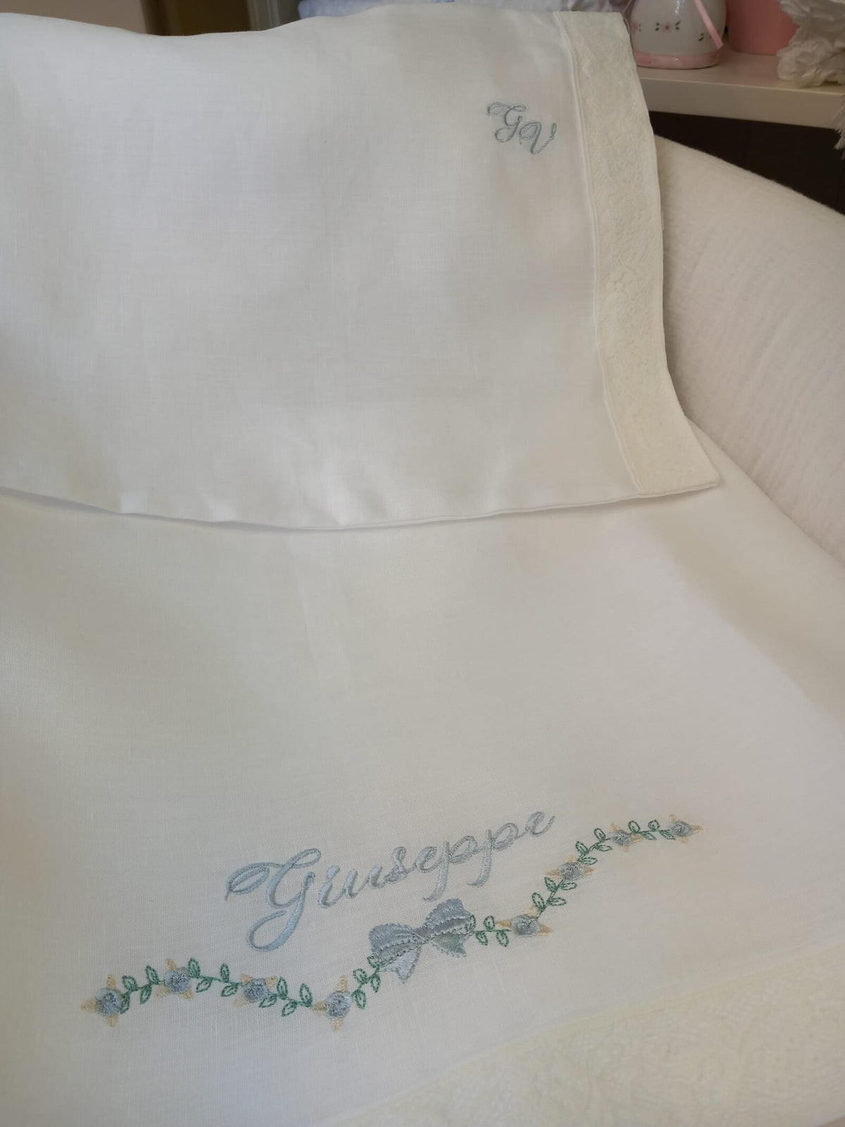 Lenzuolino personalizzato Roseline