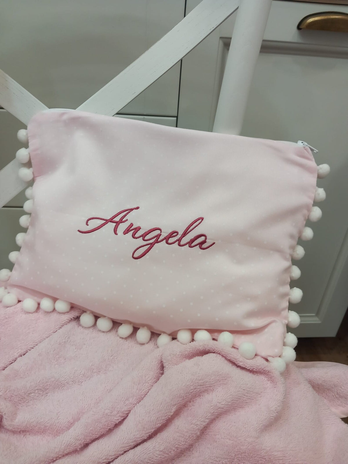 Coordinato bagno e cambio in spugna e piquè di cotone