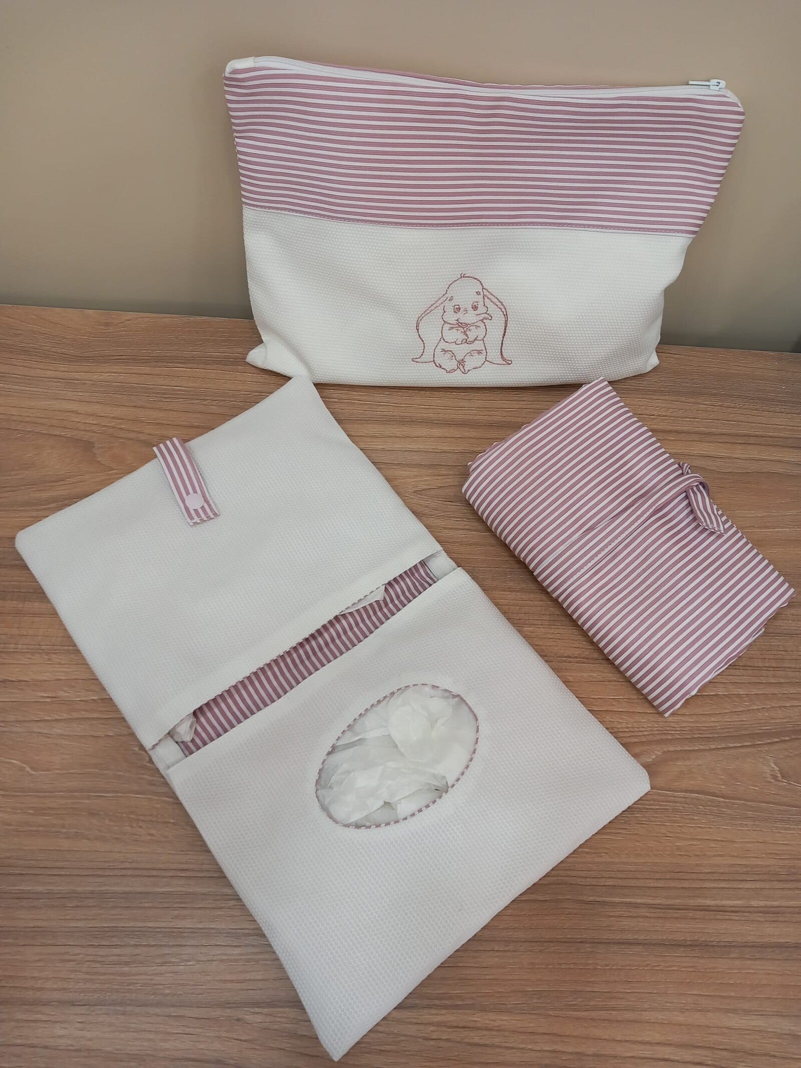 Coordinato per il Cambio, borsello, portapannolini e fasciatoio portatile