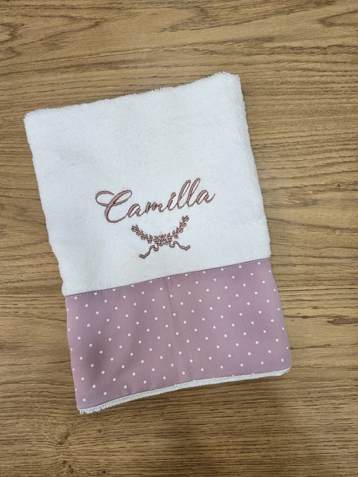 Coppia di asciugamani spugna bianca Basic