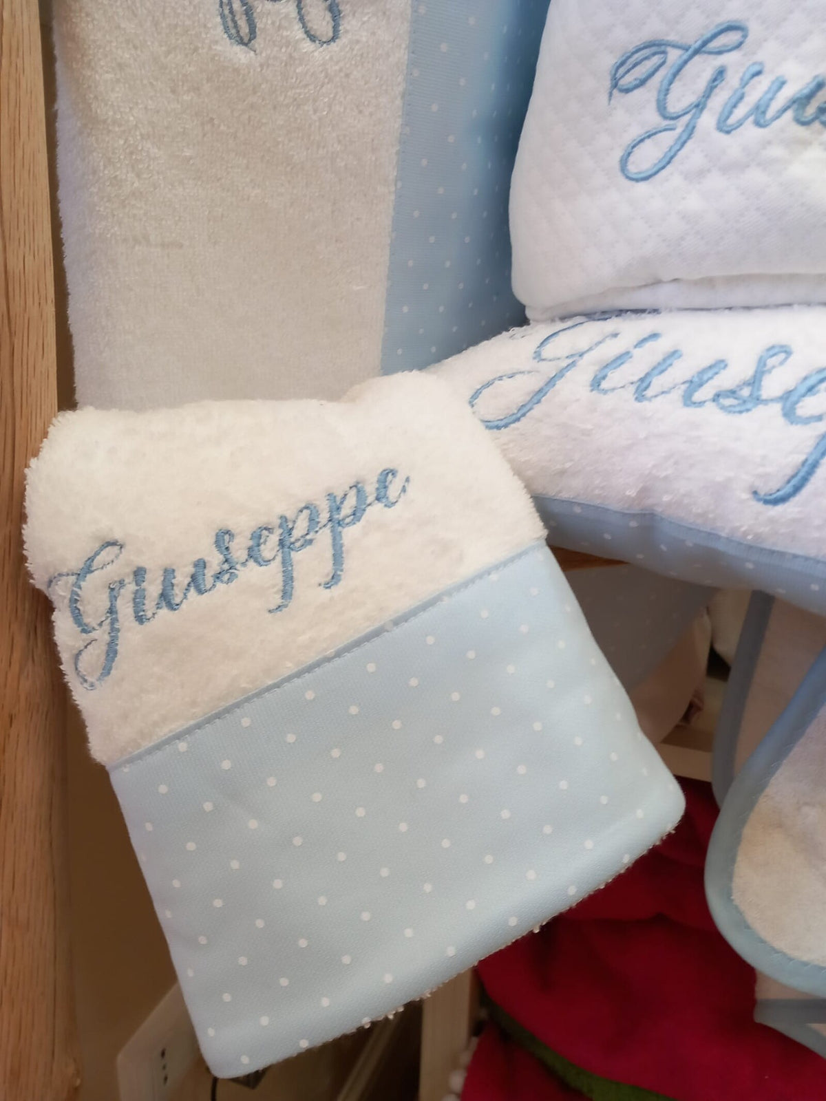 Coordinato completo per il bagnetto BASIC, in spugna di cotone