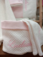 Coordinato completo per il bagnetto BASIC, in spugna di cotone