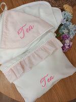 Coordinato bagnetto, accappatoio e borsello