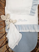 Copertina neonato a maglia liscia