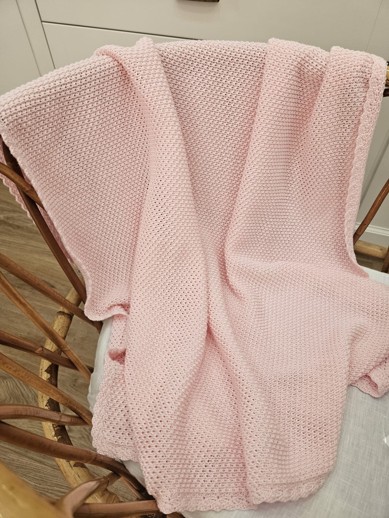 Copertina neonato a maglia liscia