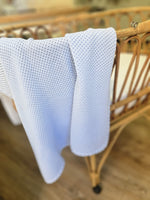 Copertina neonato a maglia liscia