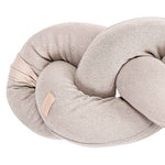 Treccia in cotone organico, riduttore per culla