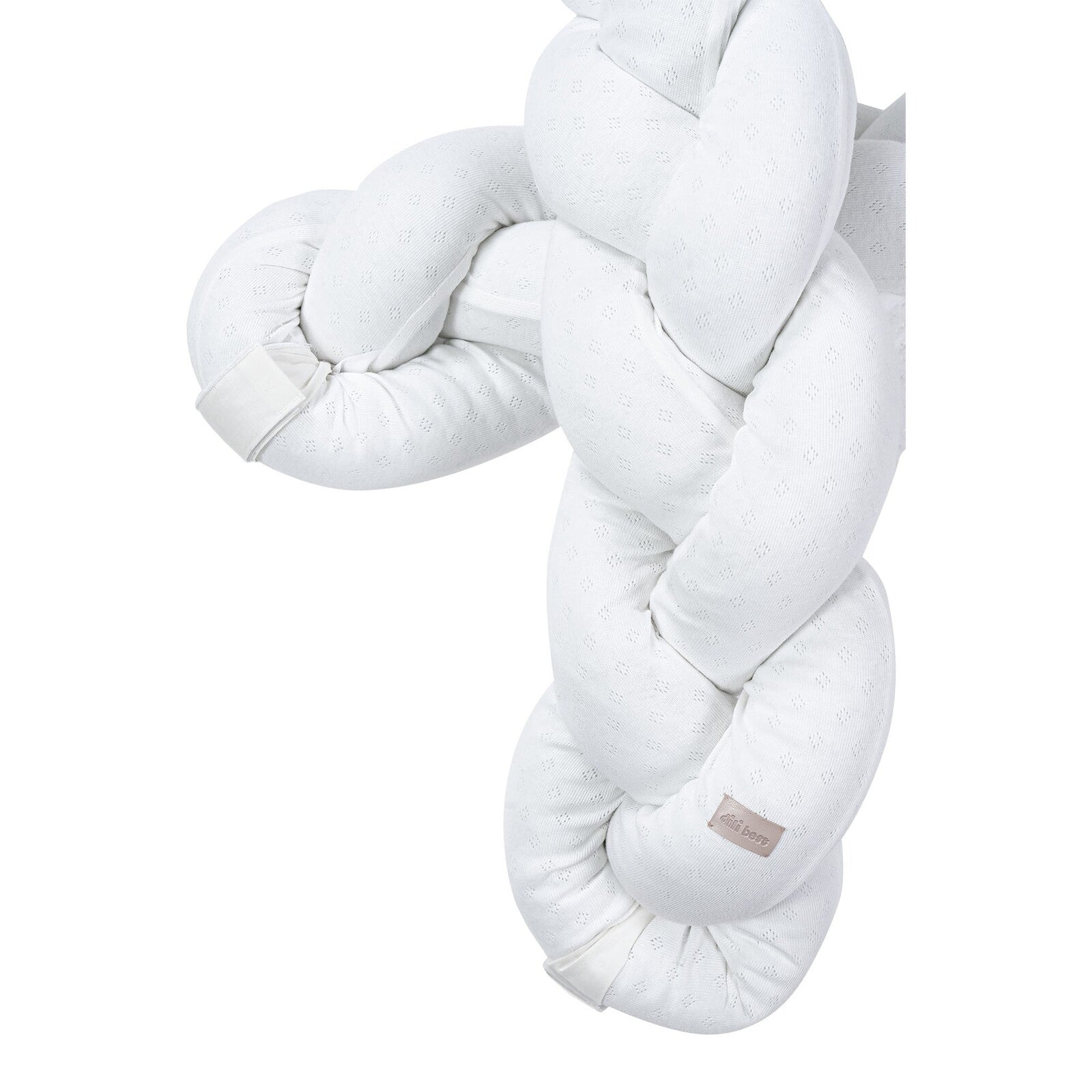 Treccia in cotone organico, riduttore per culla