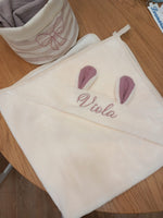 Accappatoio rabbit in spugna di bamboo