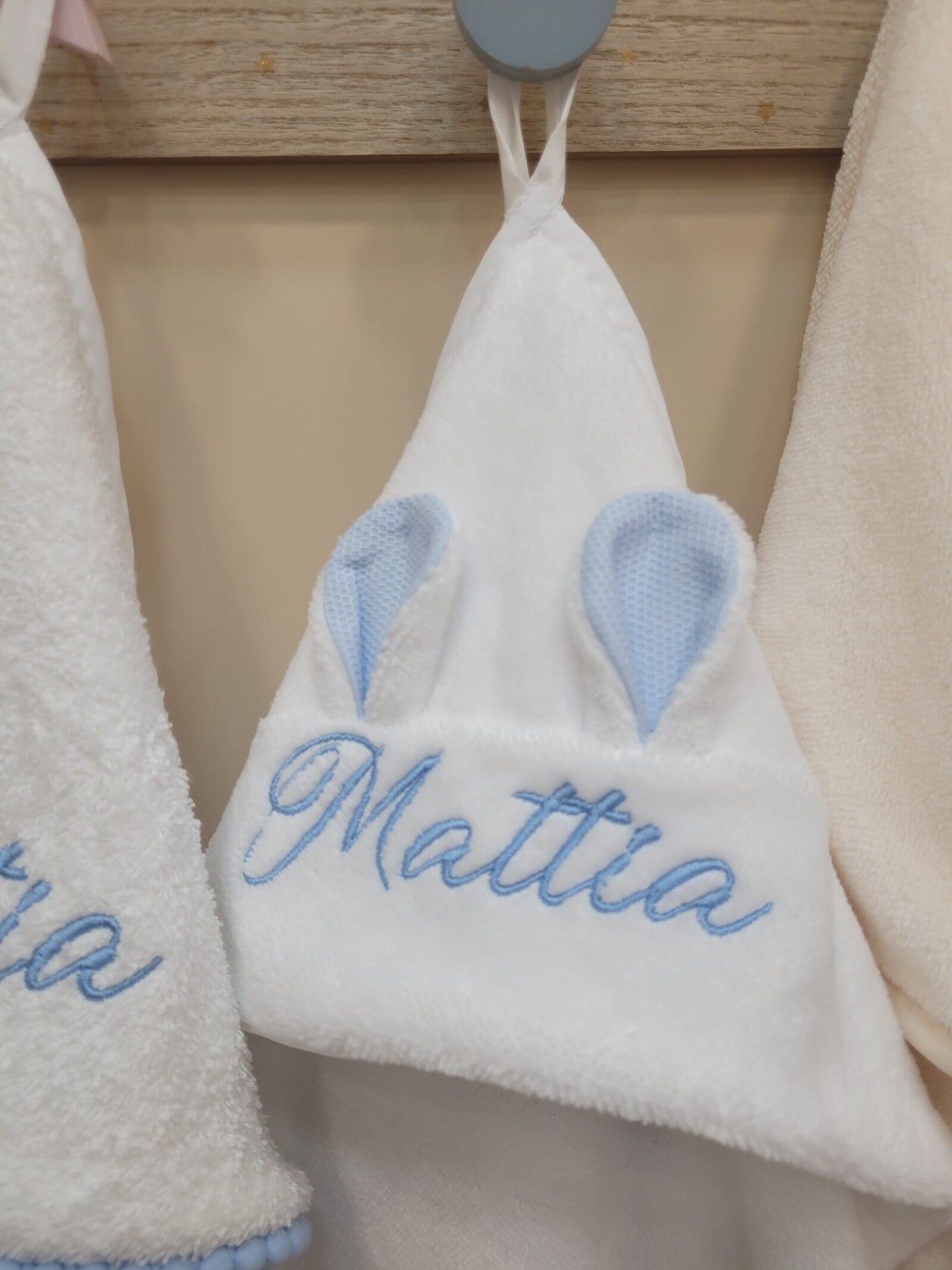 Accappatoio rabbit in spugna di bamboo