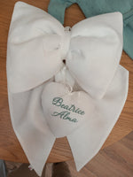 Fiocco Nascita in lino