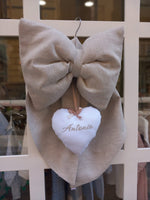 Fiocco Nascita in lino