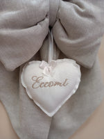 Fiocco Nascita in lino