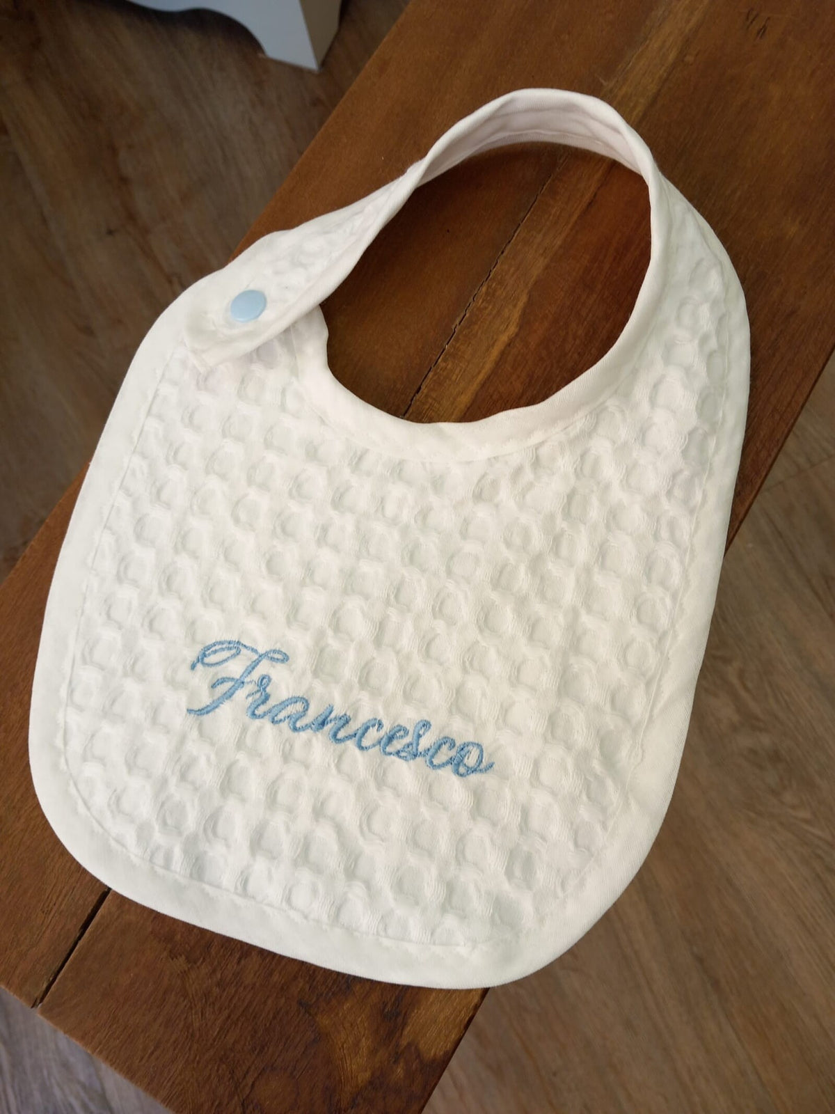 Bavaglino Pappa in apone con bottoncino automatico