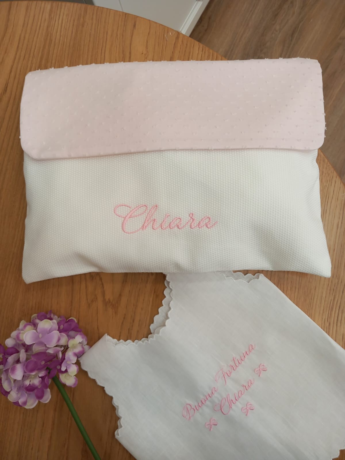 Set Nascita, Busta cambio e camicina della fortuna