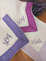 Quadrato Neonato in lino Provence