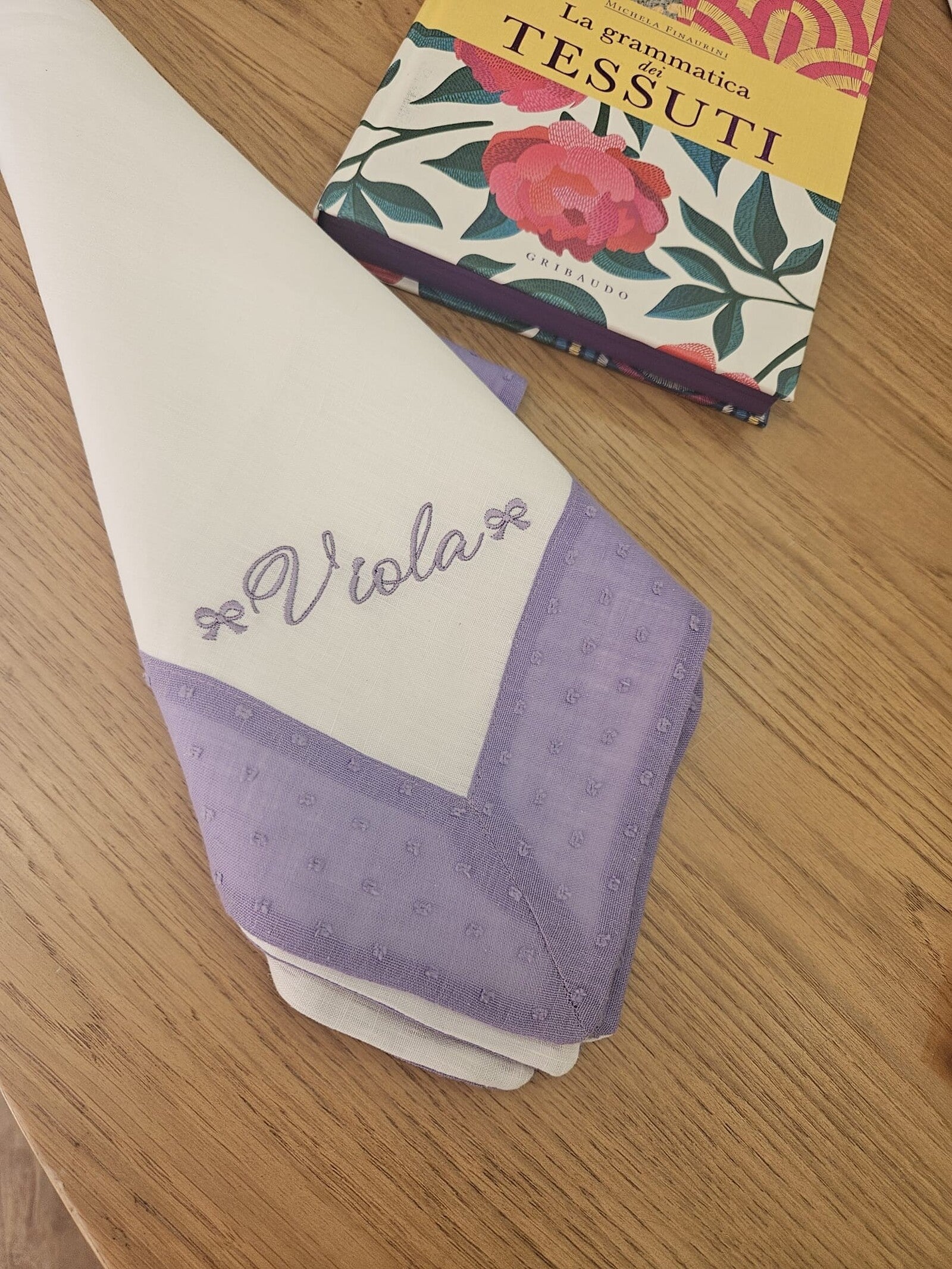 Quadrato Neonato in lino Provence