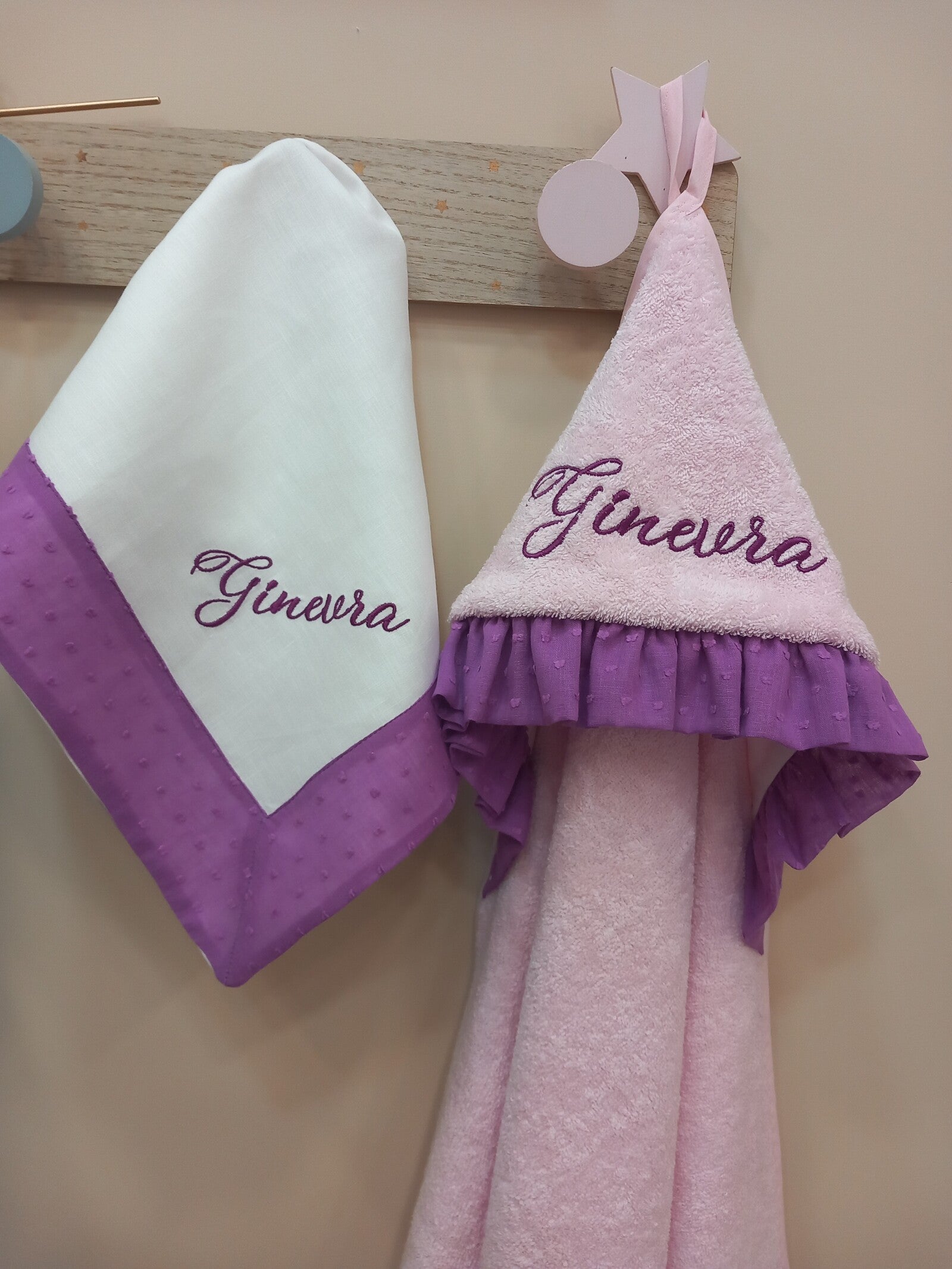 Quadrato Neonato in lino Provence