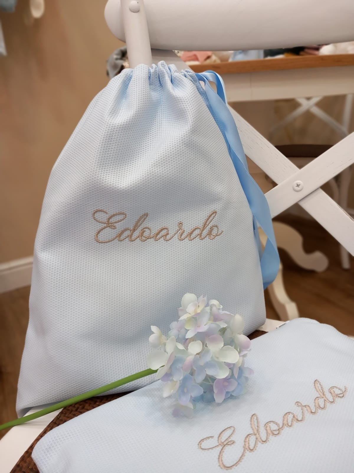 Coordinato Sacca e Borsello Baby Love